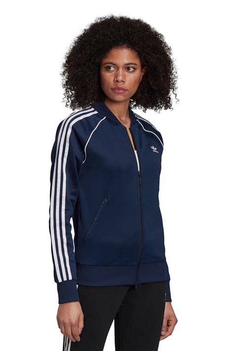 donkerblauw en zwart adidas vest